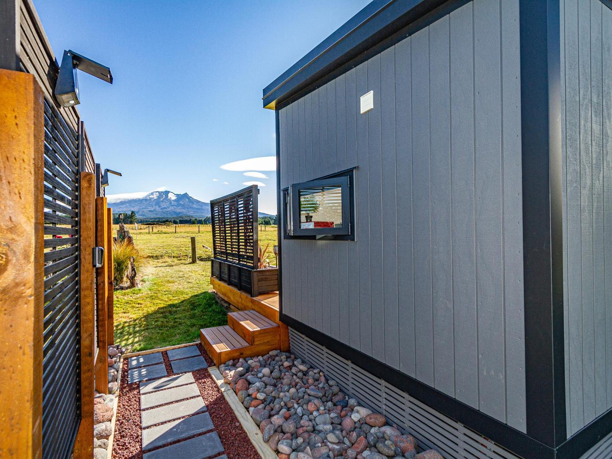 Mangateitei Views - Rangataua Tiny Home Ohakune Luaran gambar
