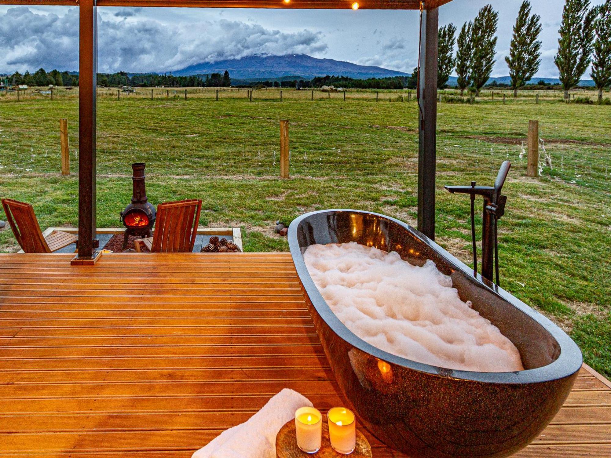 Mangateitei Views - Rangataua Tiny Home Ohakune Luaran gambar