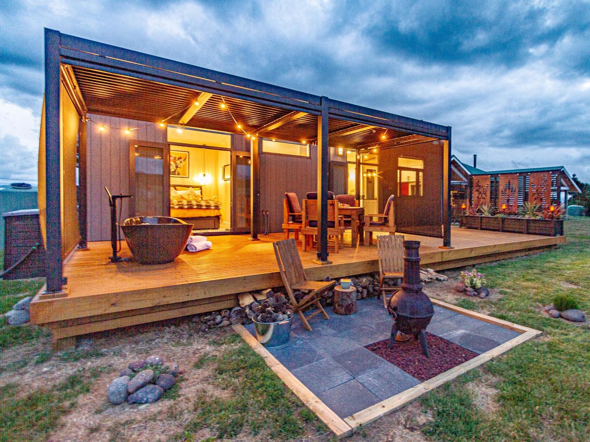 Mangateitei Views - Rangataua Tiny Home Ohakune Luaran gambar