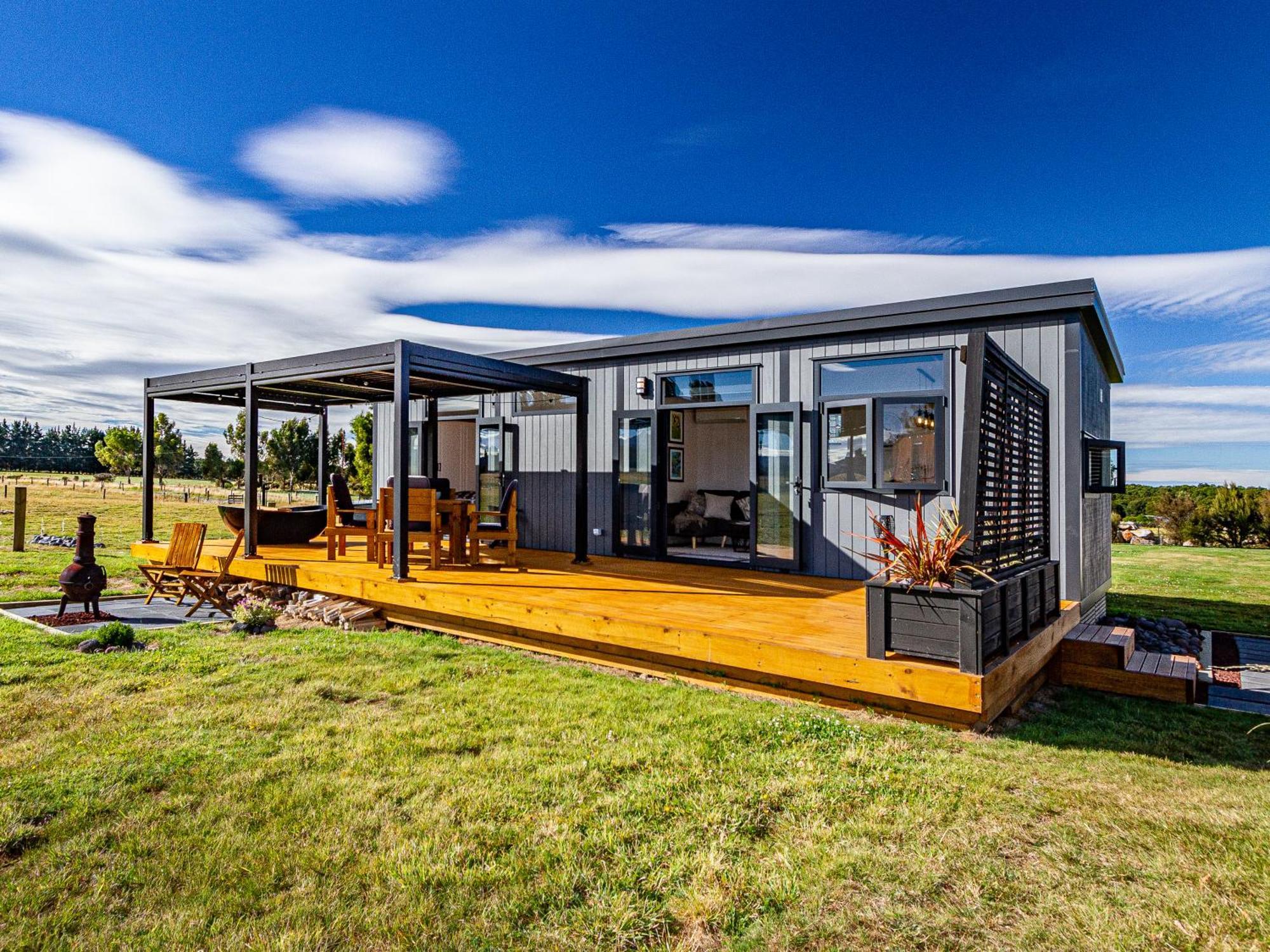 Mangateitei Views - Rangataua Tiny Home Ohakune Luaran gambar