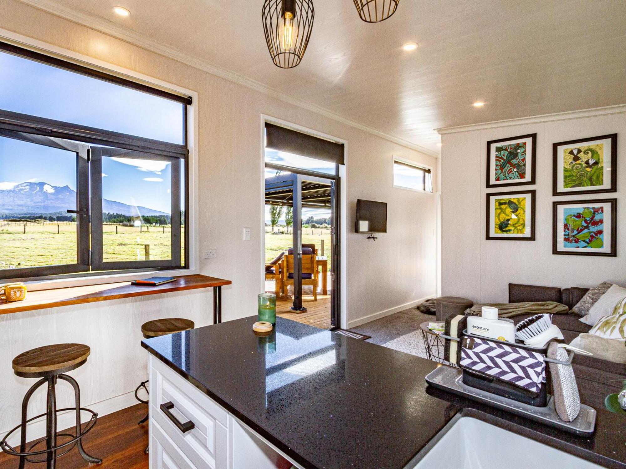 Mangateitei Views - Rangataua Tiny Home Ohakune Luaran gambar